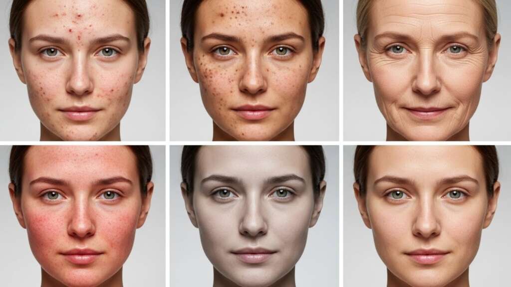 most popular skin concerns