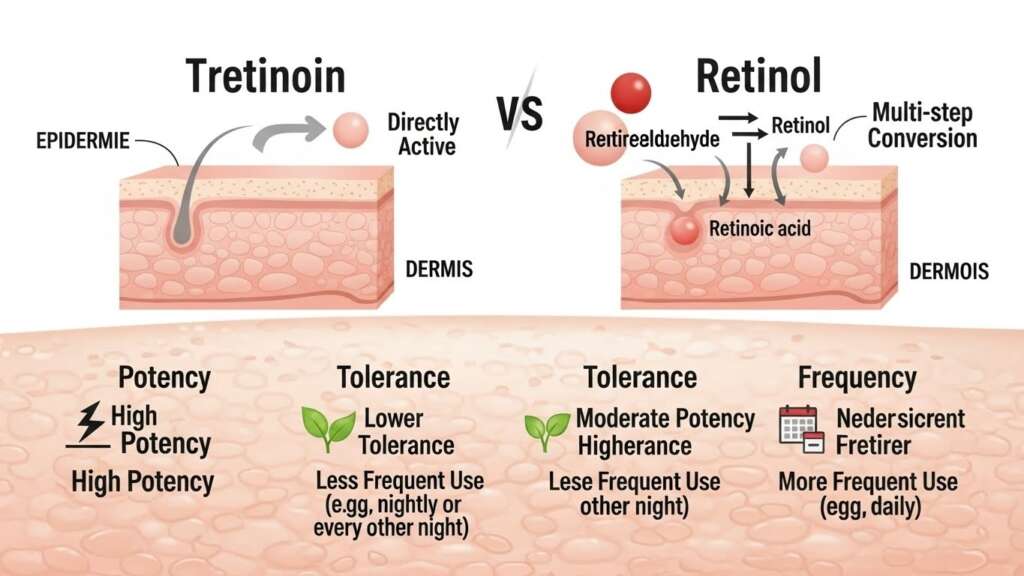 tretinoin vs retinol