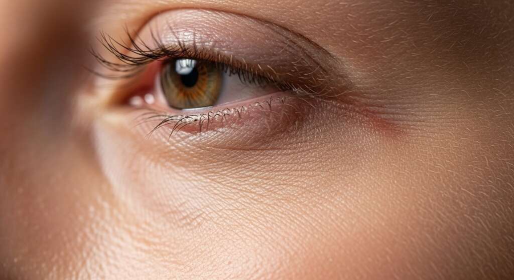 dry skin around eyes