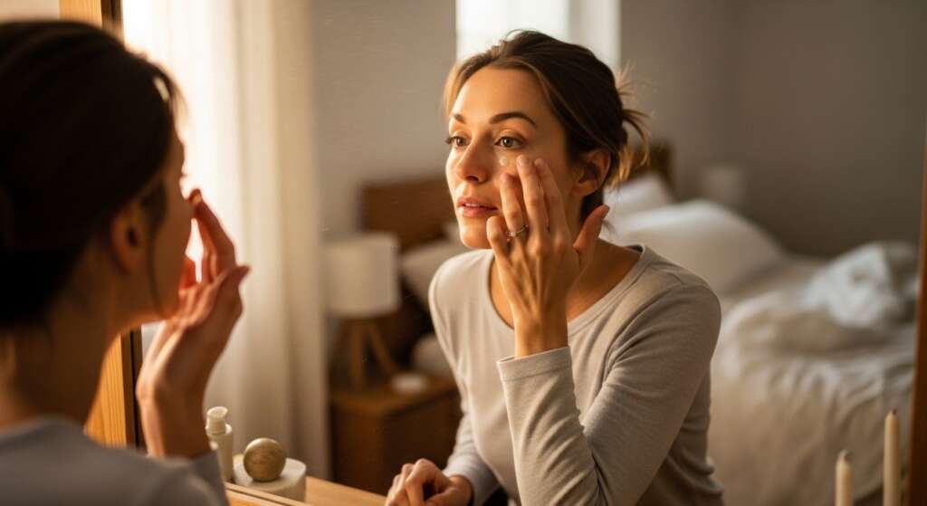 dry skin around eyes