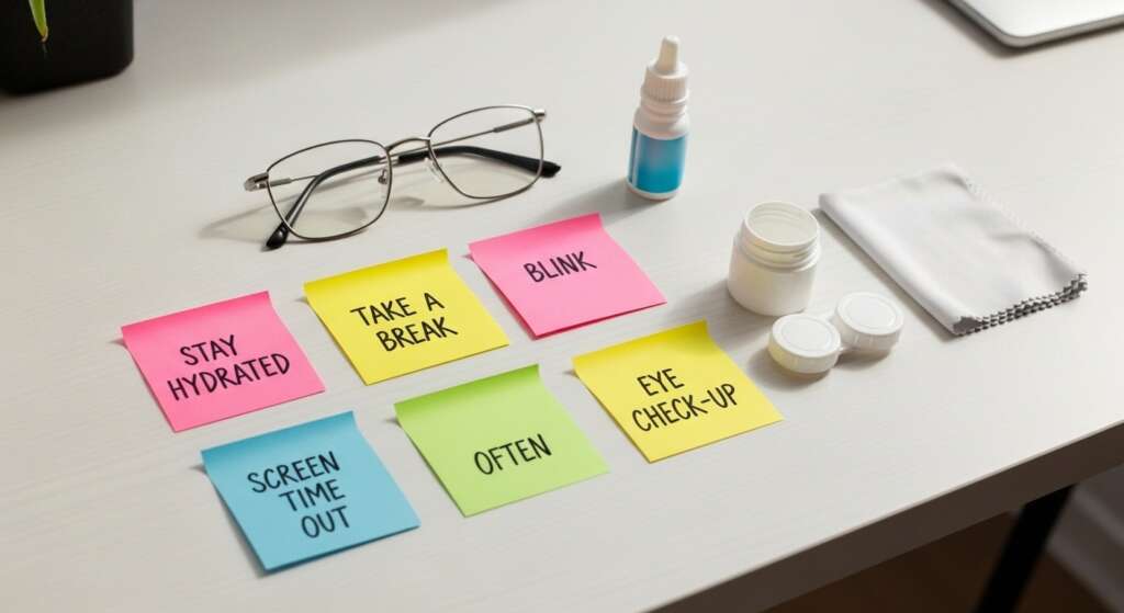 dry skin around eyes