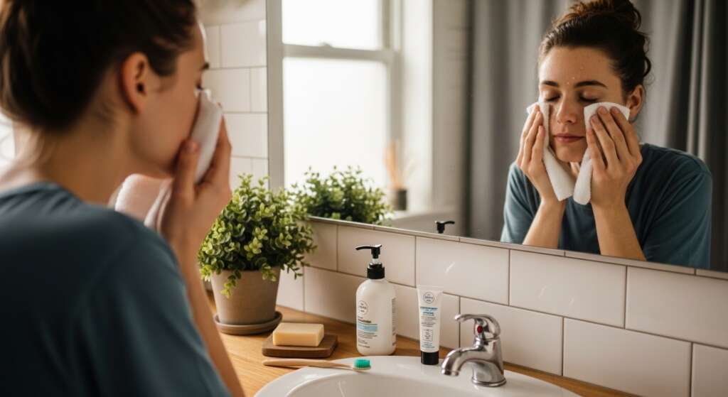 dry skin around eyes