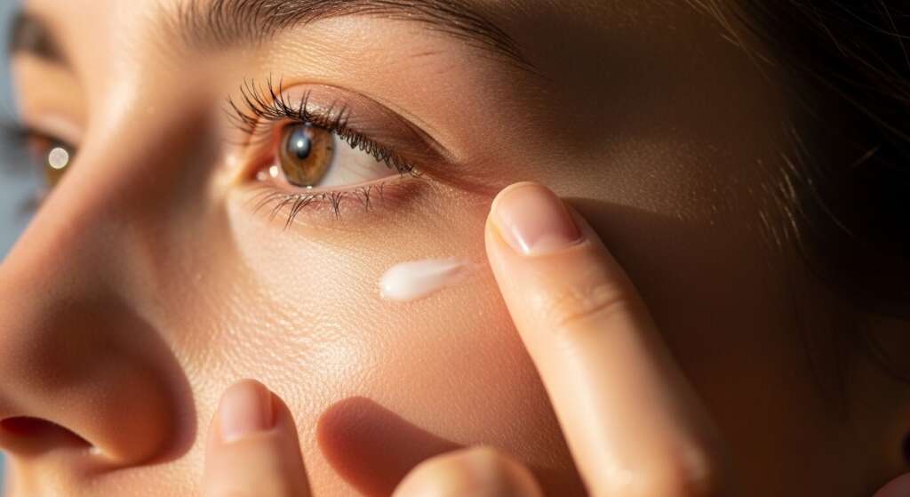 dry skin around eyes