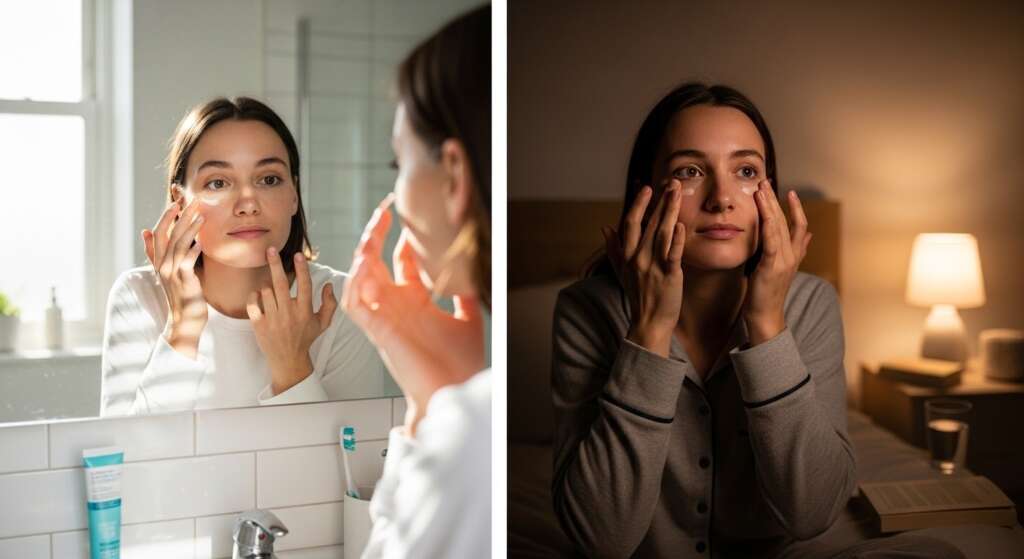 dry skin around eyes