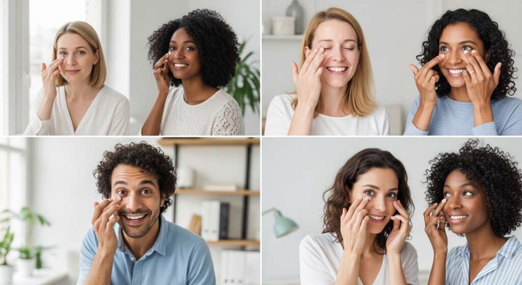 dry skin around eyes